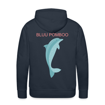 BLUU POMBOO Männer Premium Hoodie - Navy