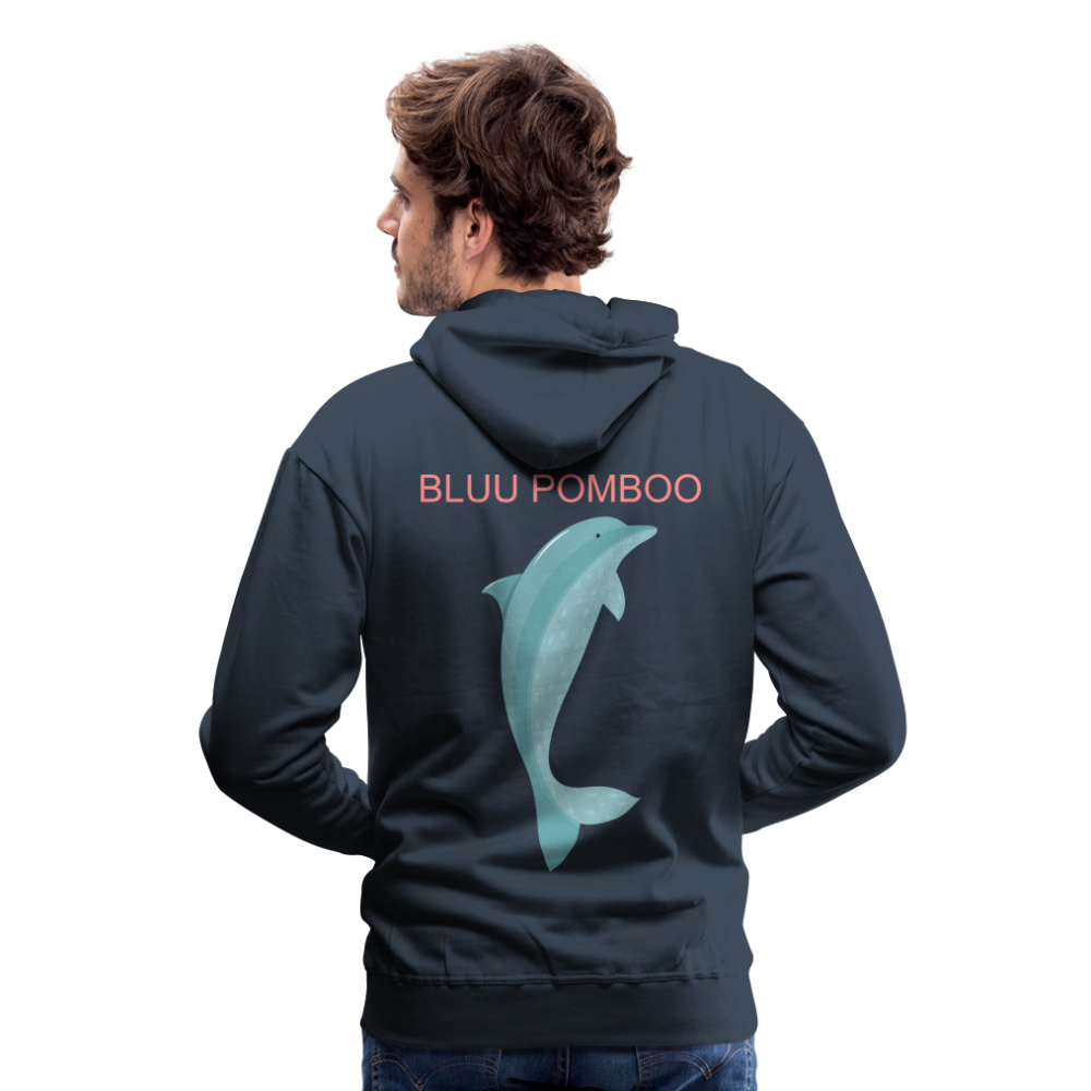 BLUU POMBOO Männer Premium Hoodie - Navy