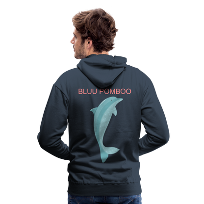 BLUU POMBOO Männer Premium Hoodie - Navy