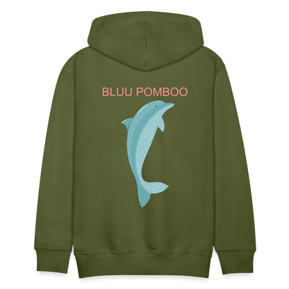 BLUU POMBOO Männer Premium Hoodie - Olivgrün