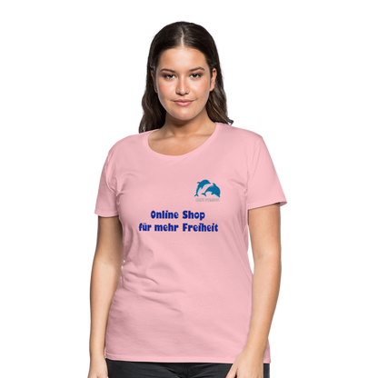 BLUU POMBOO Frauen Premium T-Shirt - Hellrosa