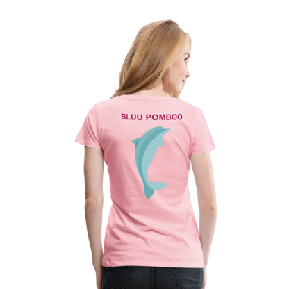 BLUU POMBOO Frauen Premium T-Shirt - Hellrosa