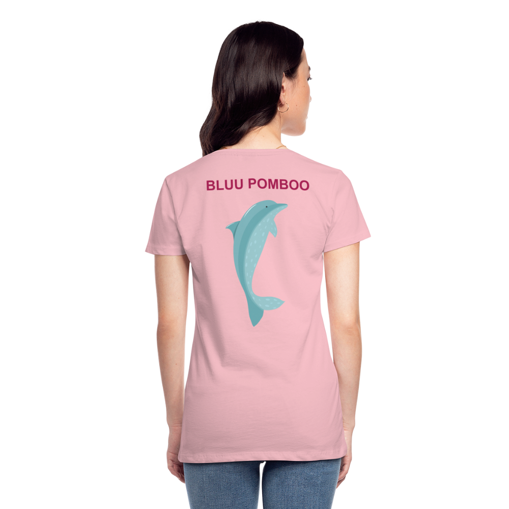 BLUU POMBOO Frauen Premium T-Shirt - Hellrosa