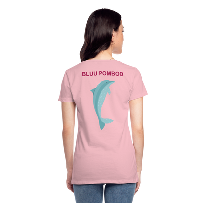 BLUU POMBOO Frauen Premium T-Shirt - Hellrosa