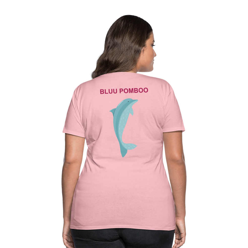 BLUU POMBOO Frauen Premium T-Shirt - Hellrosa