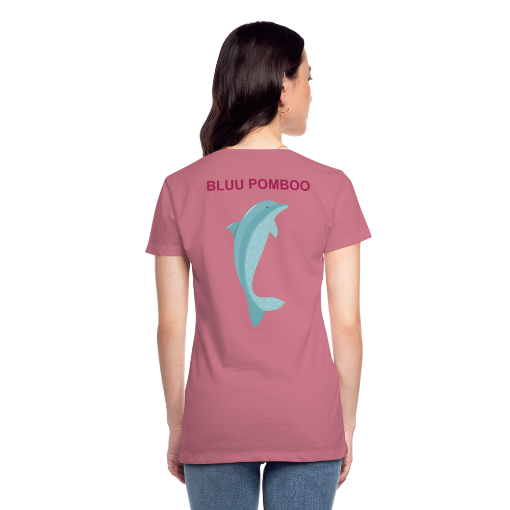 BLUU POMBOO Frauen Premium T-Shirt - Malve