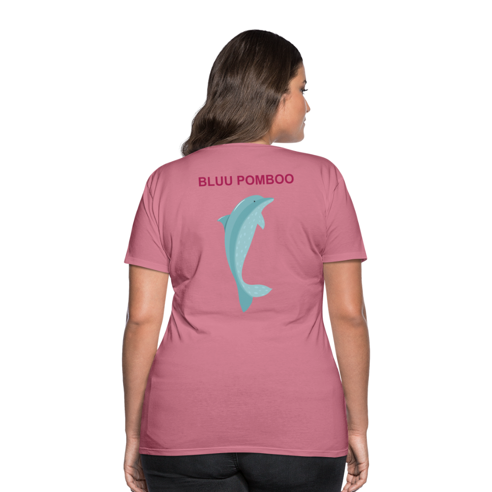 BLUU POMBOO Frauen Premium T-Shirt - Malve