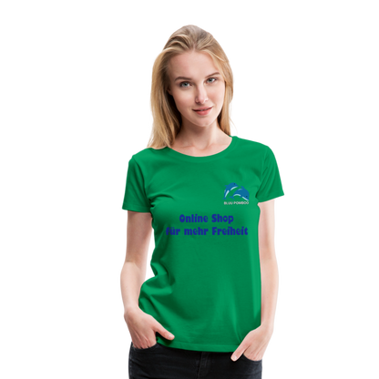 BLUU POMBOO Frauen Premium T-Shirt - Kelly Green