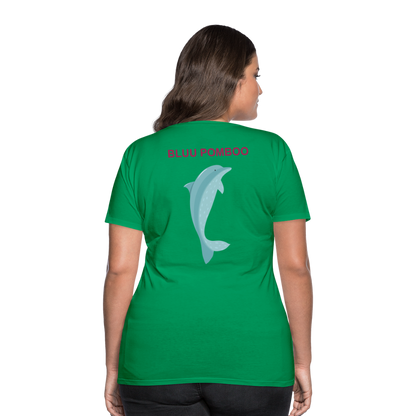 BLUU POMBOO Frauen Premium T-Shirt - Kelly Green