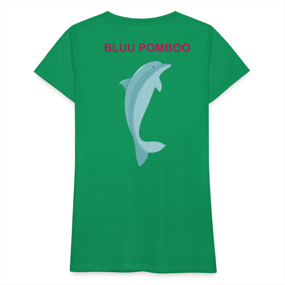 BLUU POMBOO Frauen Premium T-Shirt - Kelly Green