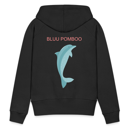 BLUU POMBOO Frauen Premium Hoodie - Schwarz