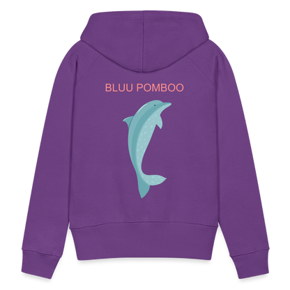 BLUU POMBOO Frauen Premium Hoodie - Purple