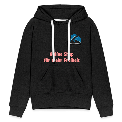 BLUU POMBOO Frauen Premium Hoodie - Anthrazit