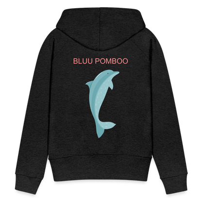 BLUU POMBOO Frauen Premium Hoodie - Anthrazit