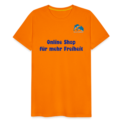 BLUU POMBOO Männer Premium T-Shirt - Orange