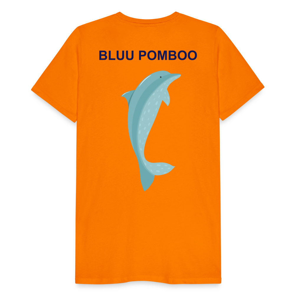 BLUU POMBOO Männer Premium T-Shirt - Orange