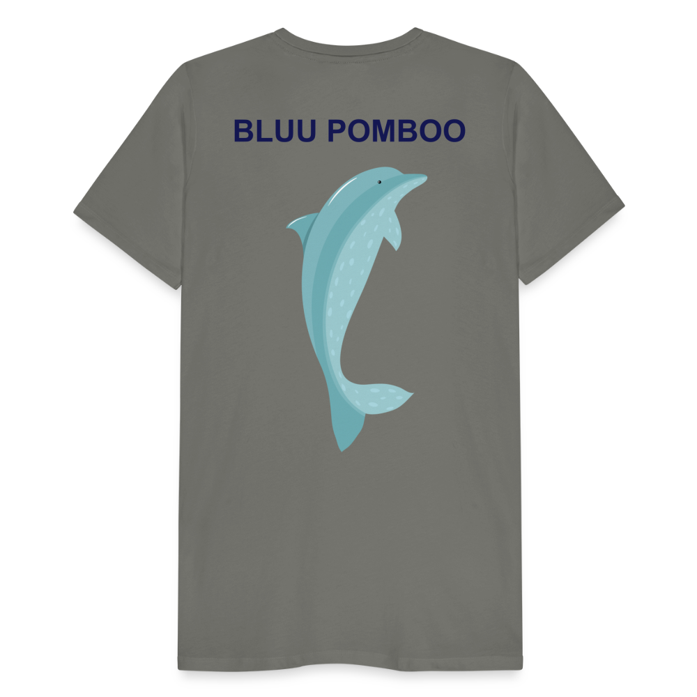 BLUU POMBOO Männer Premium T-Shirt - Asphalt