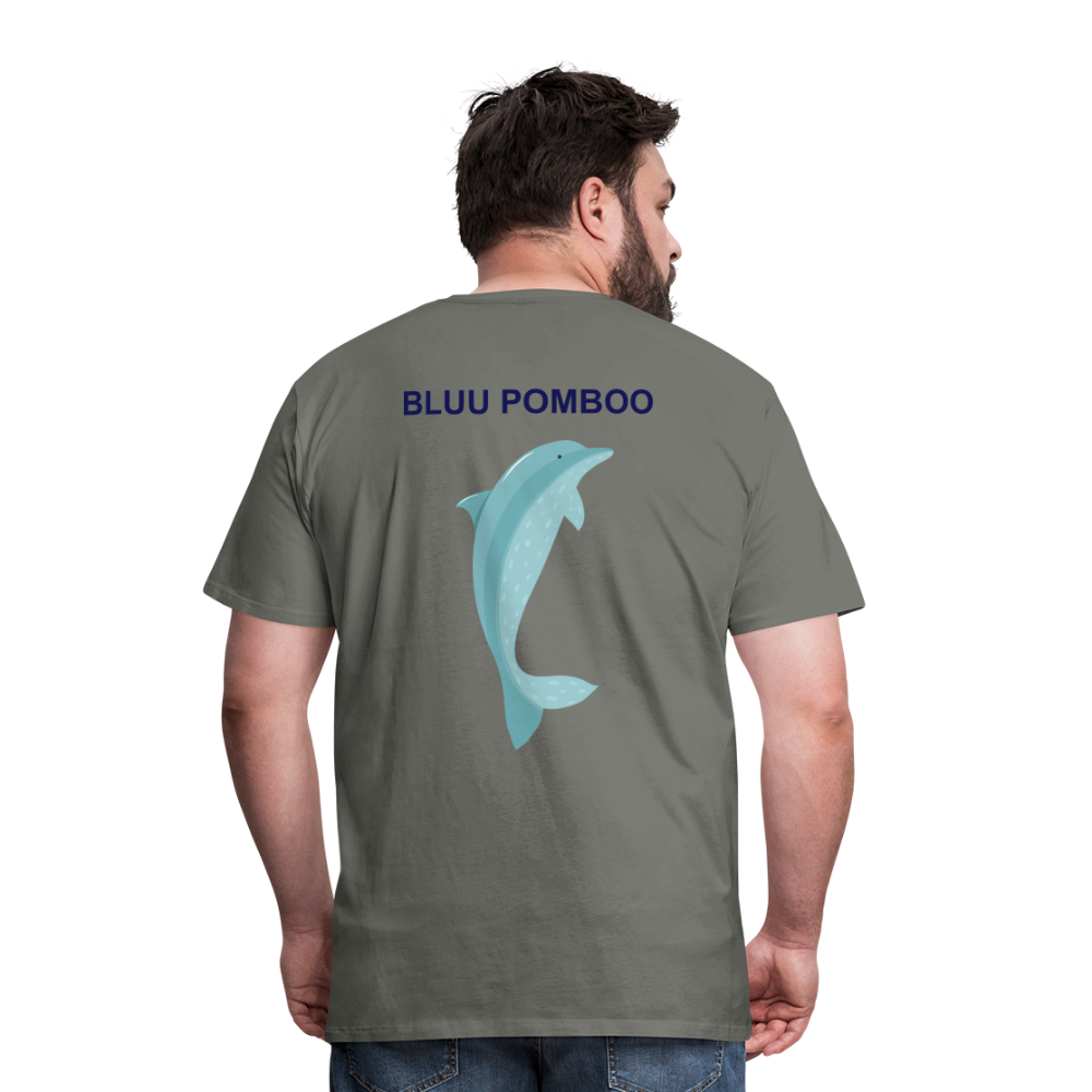 BLUU POMBOO Männer Premium T-Shirt - Asphalt