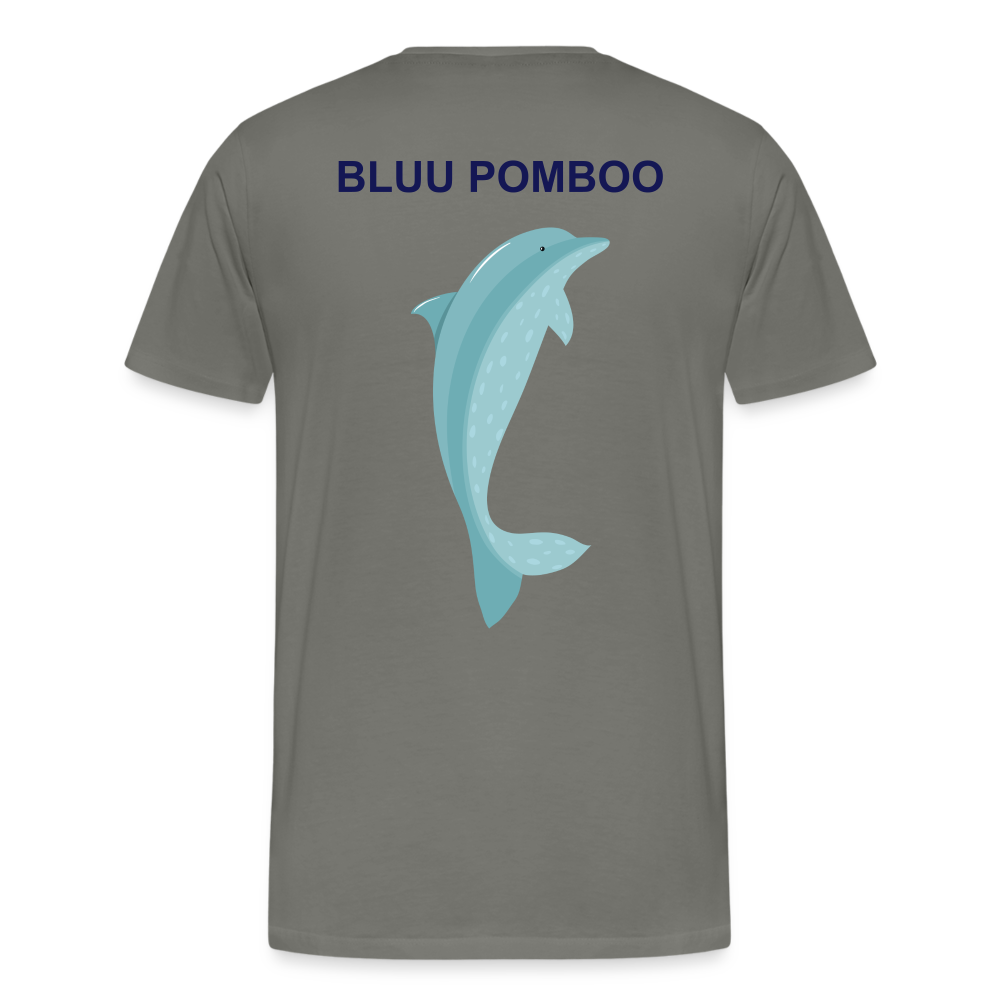 BLUU POMBOO Männer Premium T-Shirt - Asphalt