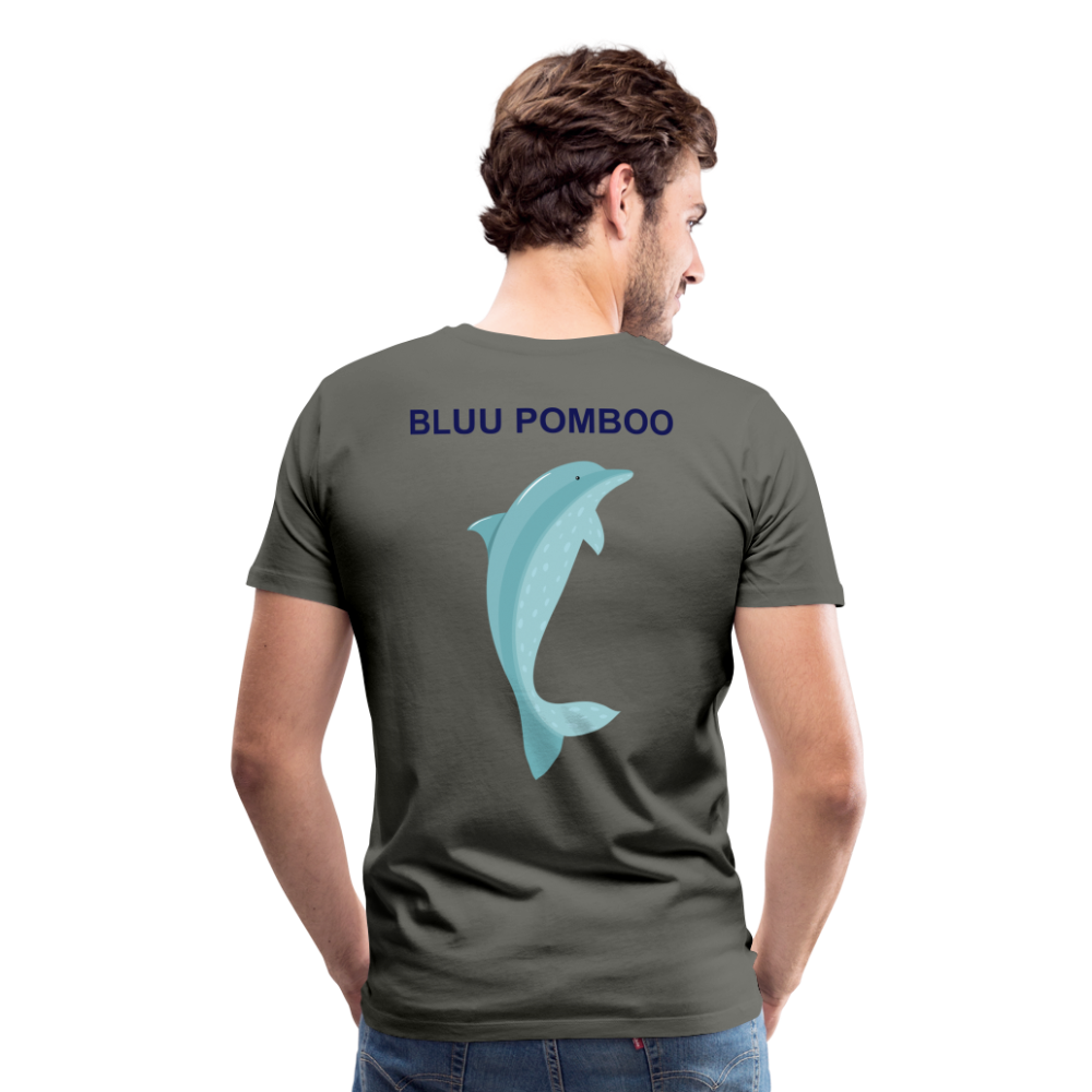 BLUU POMBOO Männer Premium T-Shirt - Asphalt