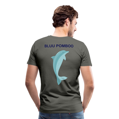 BLUU POMBOO Männer Premium T-Shirt - Asphalt