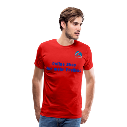 BLUU POMBOO Männer Premium T-Shirt - Rot