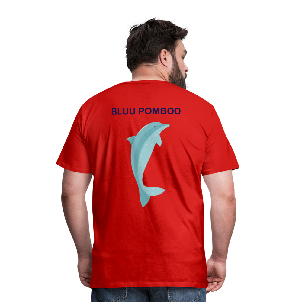 BLUU POMBOO Männer Premium T-Shirt - Rot