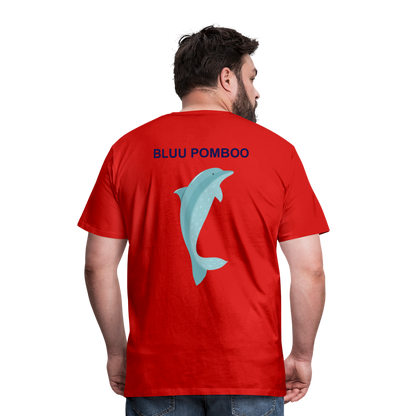 BLUU POMBOO Männer Premium T-Shirt - Rot