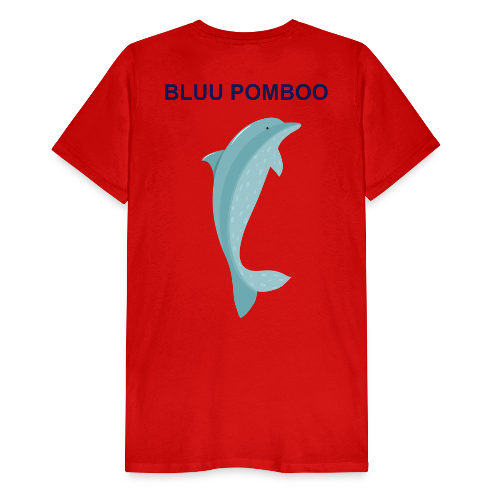 BLUU POMBOO Männer Premium T-Shirt - Rot