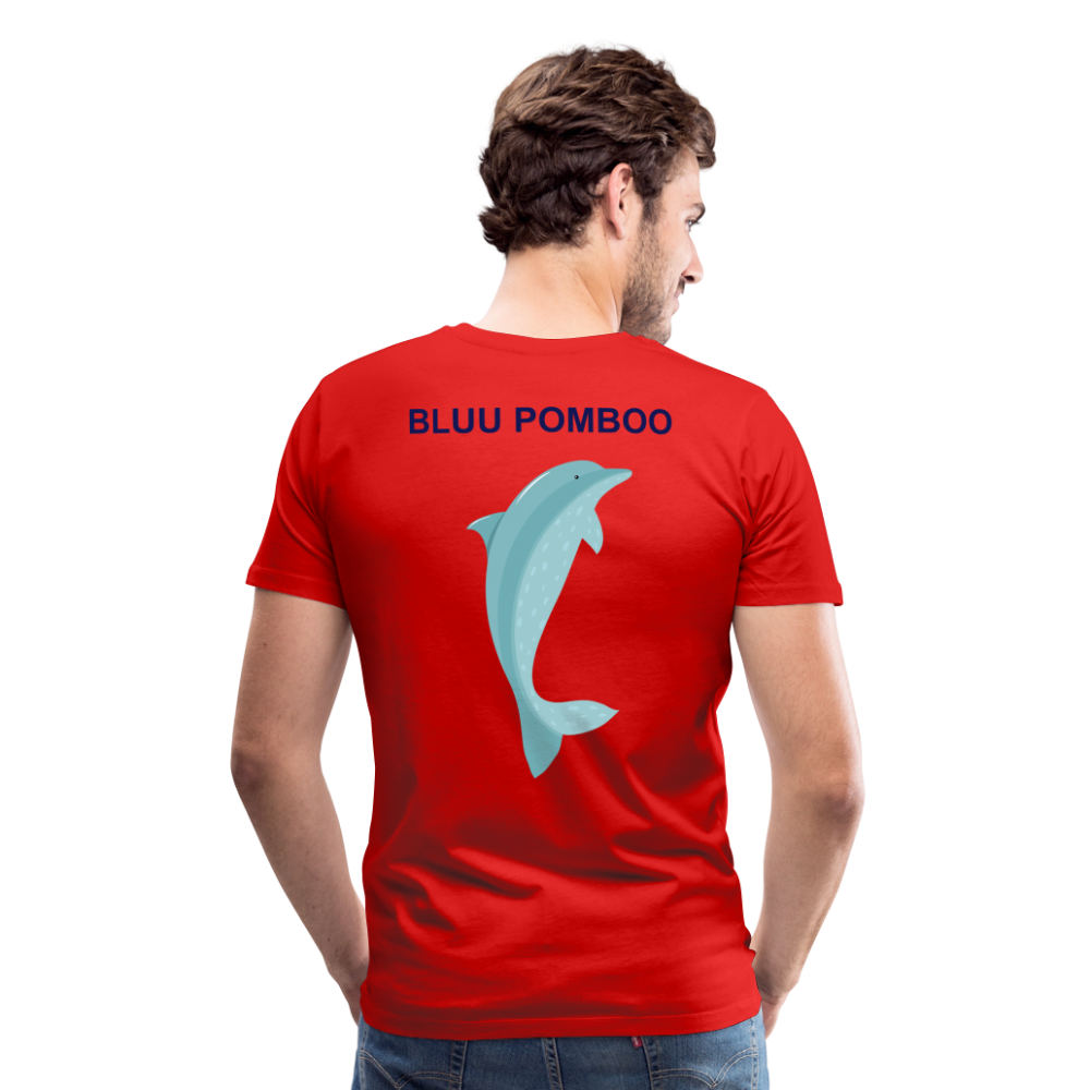 BLUU POMBOO Männer Premium T-Shirt - Rot