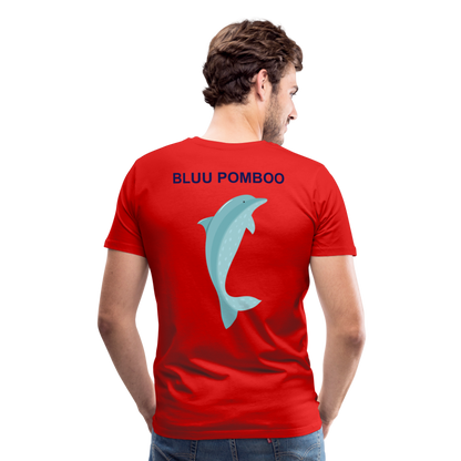 BLUU POMBOO Männer Premium T-Shirt - Rot