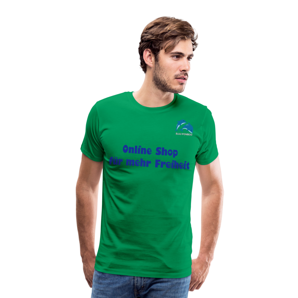 BLUU POMBOO Männer Premium T-Shirt - Kelly Green