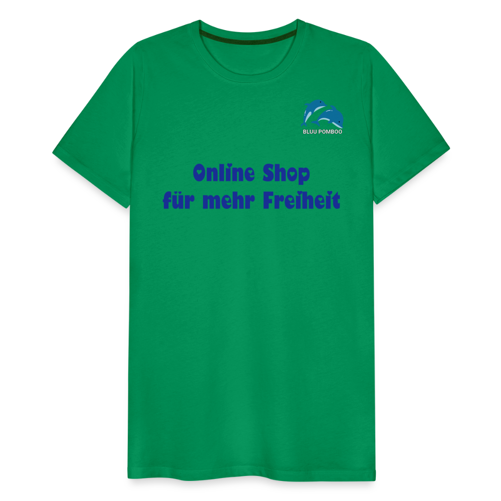 BLUU POMBOO Männer Premium T-Shirt - Kelly Green