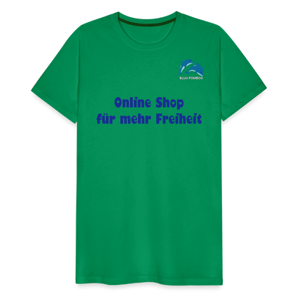 BLUU POMBOO Männer Premium T-Shirt - Kelly Green