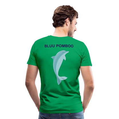 BLUU POMBOO Männer Premium T-Shirt - Kelly Green