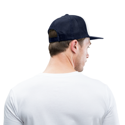 BLUU POMBOO Trucker Cap - Weiß/Navy