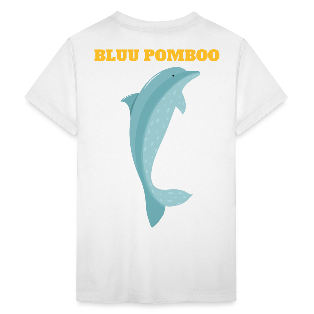 BLUU POMBOO Teenager Premium T-Shirt - weiß