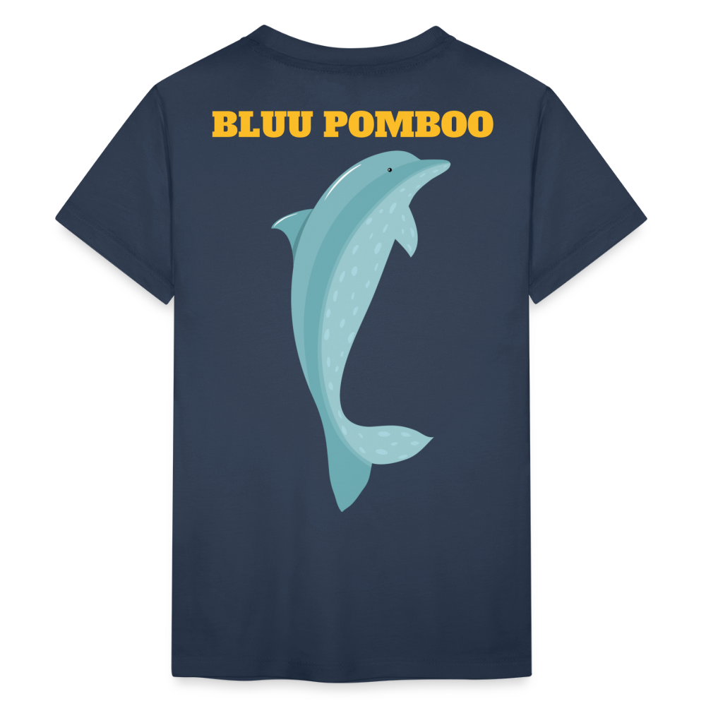 BLUU POMBOO Teenager Premium T-Shirt - Navy