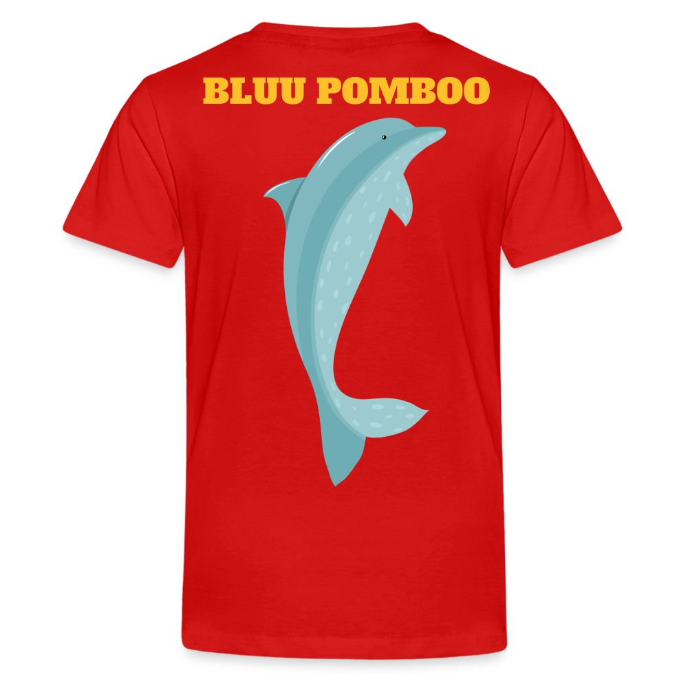 BLUU POMBOO Teenager Premium T-Shirt - Rot