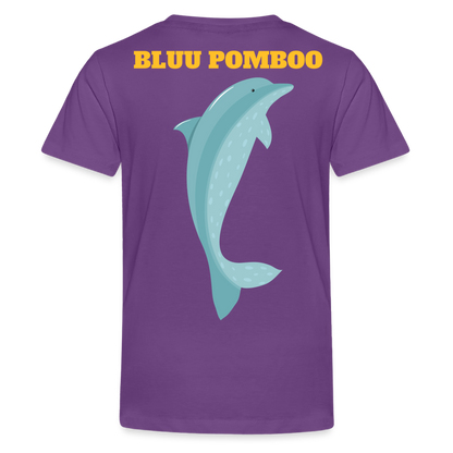 BLUU POMBOO Teenager Premium T-Shirt - Lila