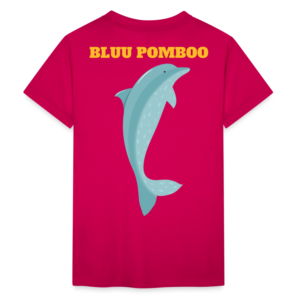 BLUU POMBOO Teenager Premium T-Shirt - dunkles Pink