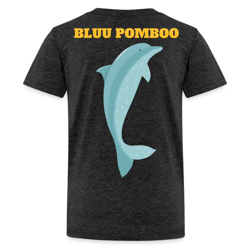 BLUU POMBOO Teenager Premium T-Shirt - Anthrazit