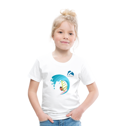 BLUU POMBOO Kinder Premium T-Shirt - weiß