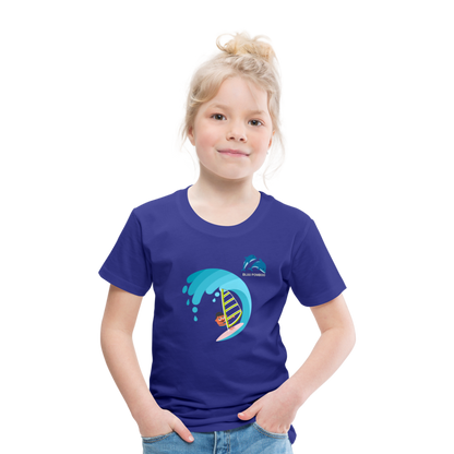 BLUU POMBOO Kinder Premium T-Shirt - Königsblau