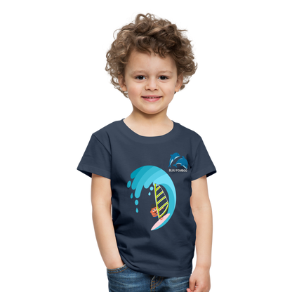 BLUU POMBOO Kinder Premium T-Shirt - Navy