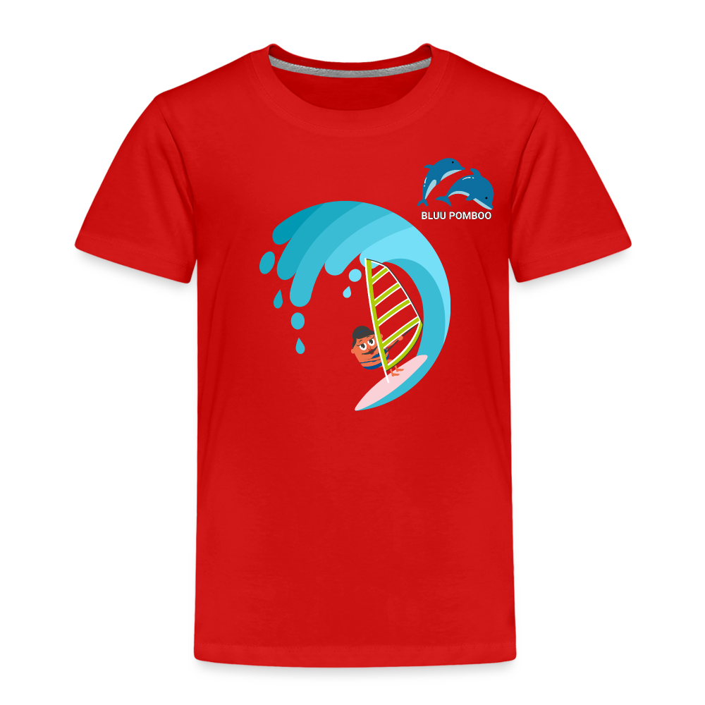 BLUU POMBOO Kinder Premium T-Shirt - Rot