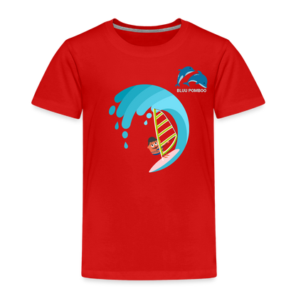 BLUU POMBOO Kinder Premium T-Shirt - Rot