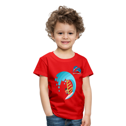 BLUU POMBOO Kinder Premium T-Shirt - Rot