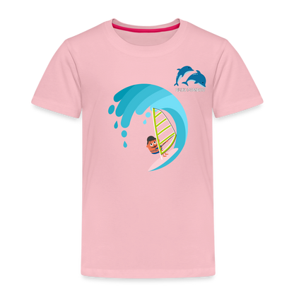 BLUU POMBOO Kinder Premium T-Shirt - Hellrosa