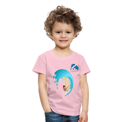 BLUU POMBOO Kinder Premium T-Shirt - Hellrosa